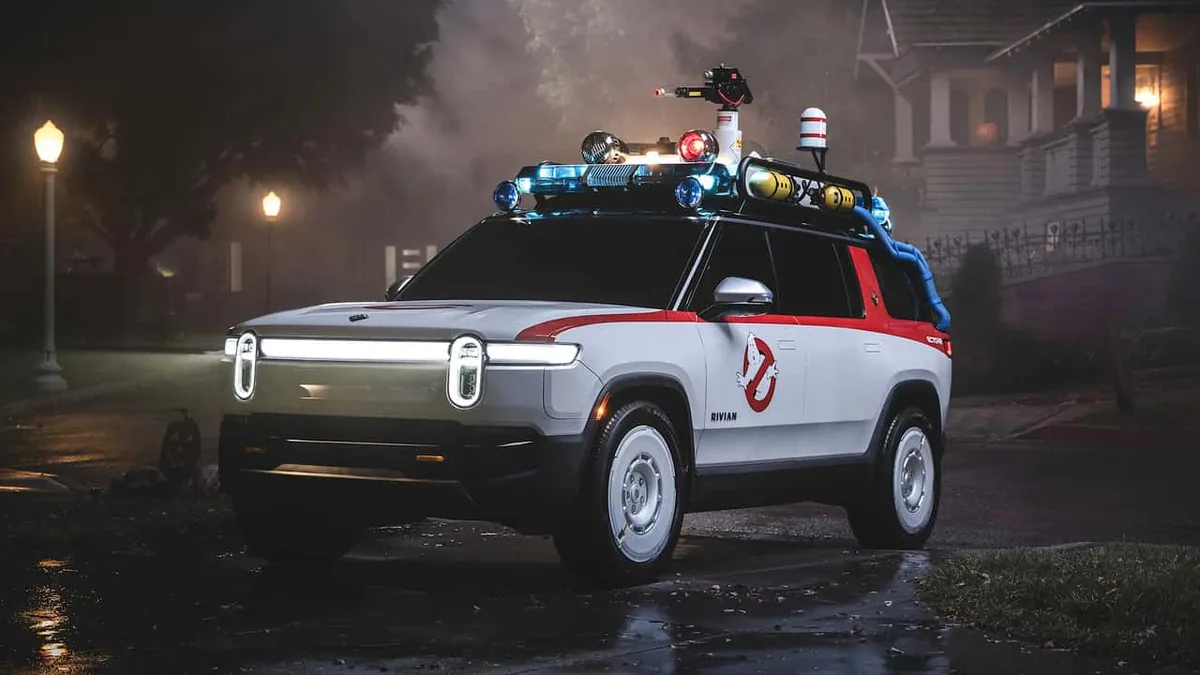 Rivian adds Halloween features to R1 and R2 models